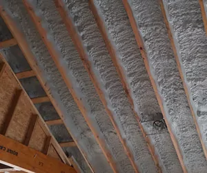 Spray foam insulation vaulted ceilings in Nashville