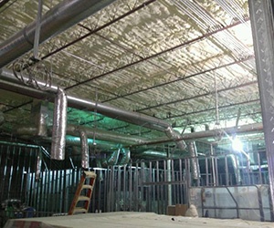 warehouse spray foam insulation