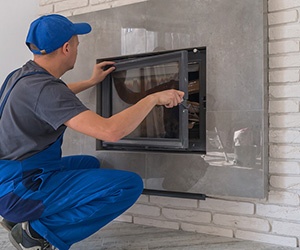 installing gas fireplace