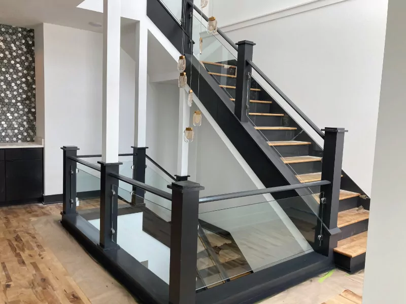 Custom Glass Stairway